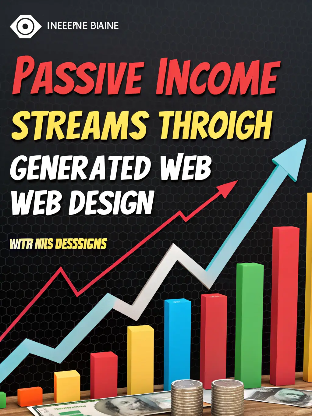A dynamic chart illustrating the growth of passive income through strategic investments, presented in a webinar format.